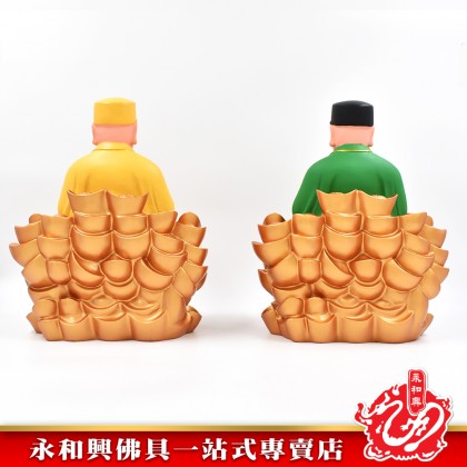 12寸 金山宋谷帽拿督公神像-WING WOH HING