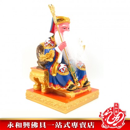 12寸坐椅伯公彩色神像-WING WOH HING