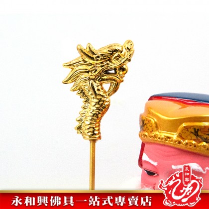 12寸坐椅伯公彩色神像-WING WOH HING