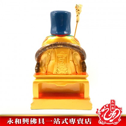 12寸坐椅伯公（活眼）彩色-WING WOH HING