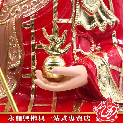永和興16寸坐蓮地藏王極彩K金/地藏王菩薩/16寸地藏王菩薩神像/地藏王-Wing Woh Hing