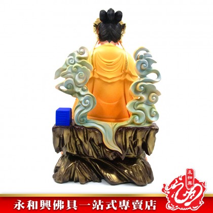 永和興16寸地母娘娘極彩K金/后土娘娘/地姥娘娘/地母元君/虚空地母至尊-Wing Woh Hing