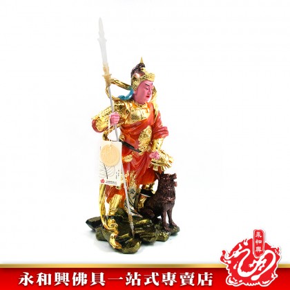 永和興五營將軍16寸楊戩神像/極彩K金/二郎神- WING WOH HING