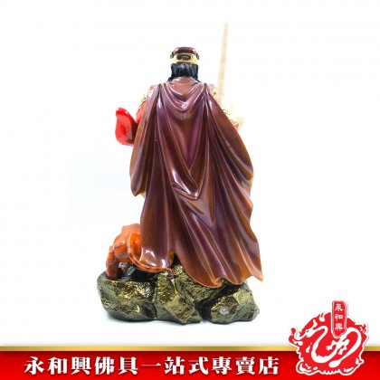 永和興五營將軍16寸赵元帥神像/極彩K金/赵玄坛- WING WOH HING