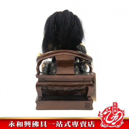 永和興12寸黑臉法主公珍珠彩/黑臉法主公/法主公神像/12寸法主公-WING WOH HING