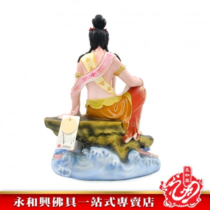 永和興19寸自在觀音極彩K金/19寸觀音/自在觀音/觀音神像/神像- WING WOH HING