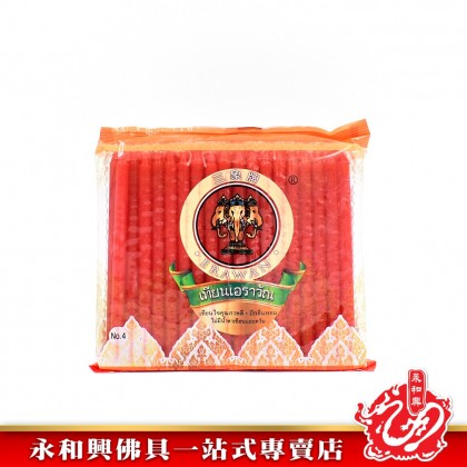 永和興三象牌泰國蠟燭（紅色）- WingWohHing Candle